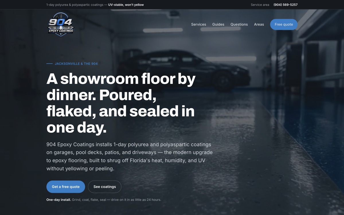 The 904 Epoxy Coatings homepage